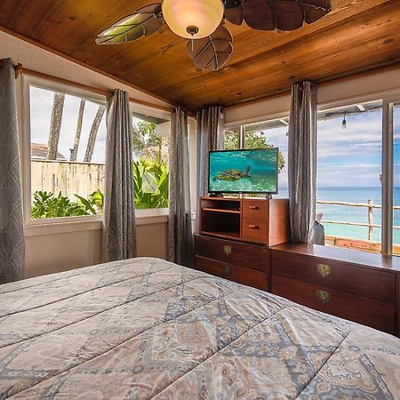 Hawaii Oceanfront Beach House Paradise On The Beach Family Activities Haleiwa Zewnętrze zdjęcie