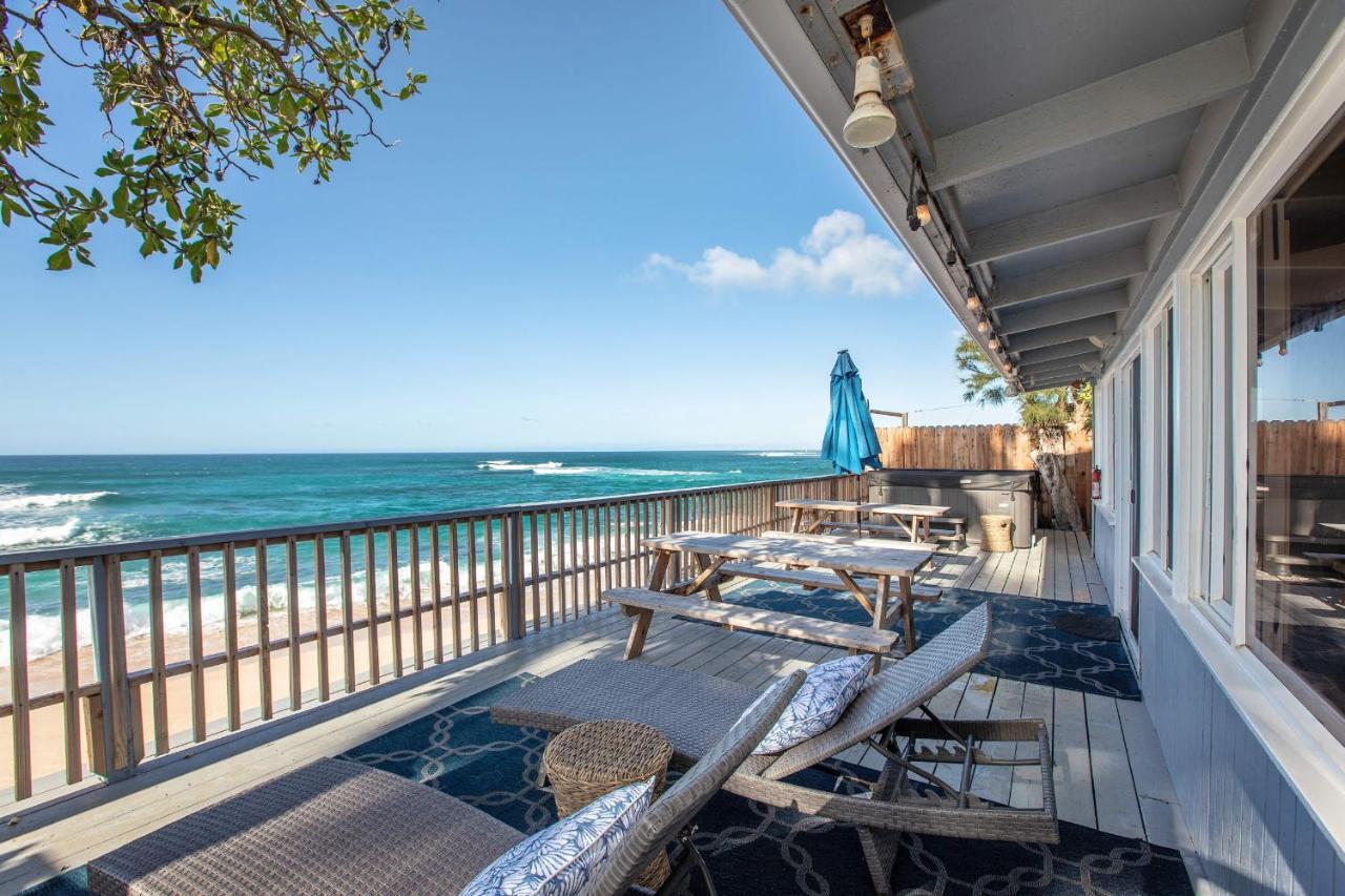 Hawaii Oceanfront Beach House Paradise On The Beach Family Activities Haleiwa Zewnętrze zdjęcie